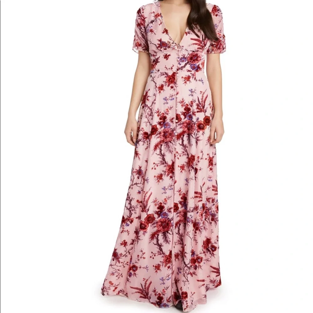 Spring dress- Willow & Clay beautiful long dress NWT cute - Picture 2 of 6